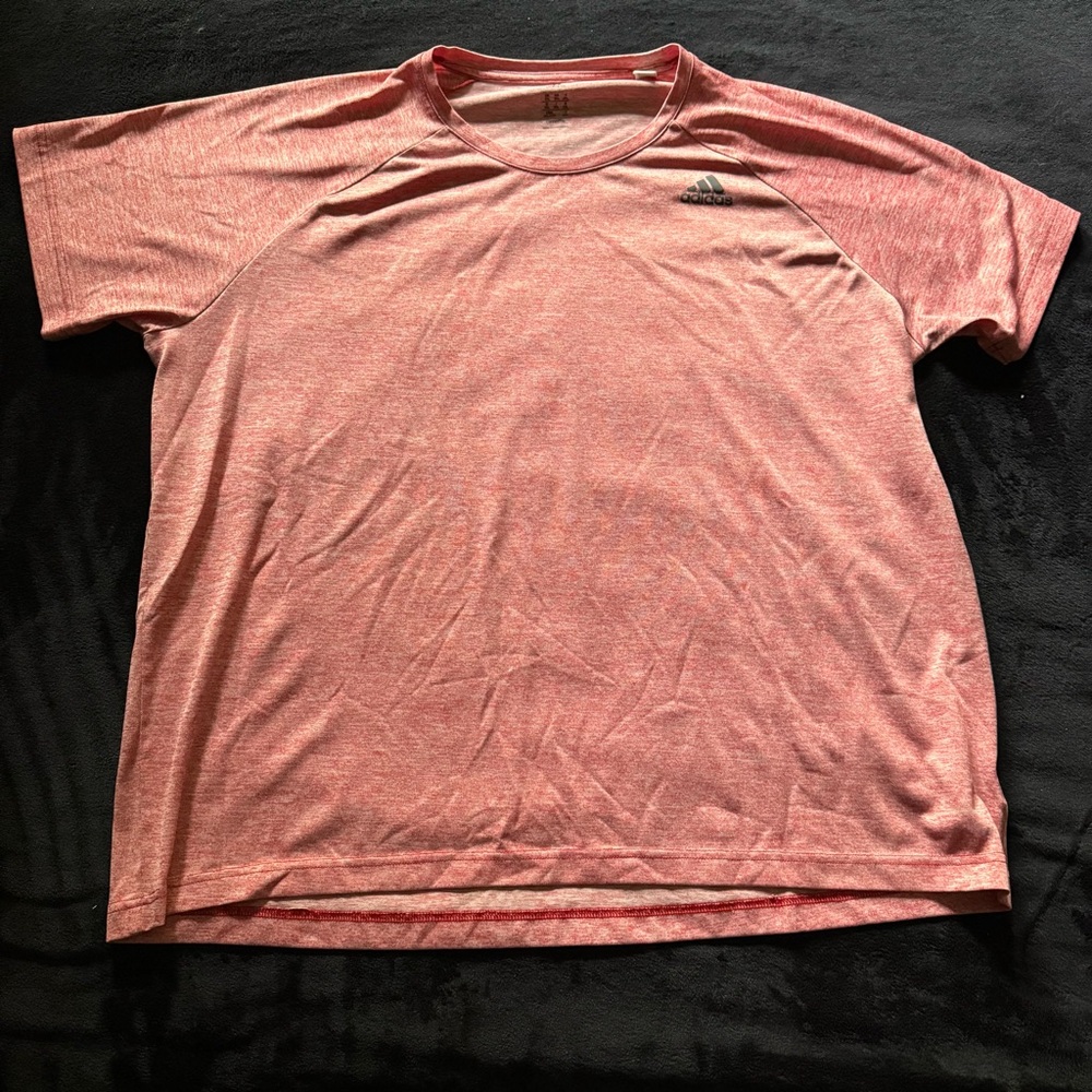 Adidas Pink Short Sleeve Tee Casual Comfort